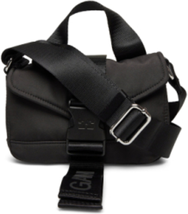 Recycled Tech Designers Small Shoulder Bags-crossbody Bags Black Ganni