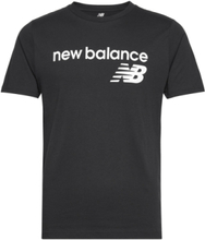 Nb Classic Core Logo T-Shirt T-shirts Short-sleeved Svart New Balance*Betinget Tilbud
