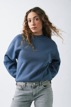 Gina Tricot - Basic sweater - Collegegensere - Blue - XXS - Female