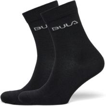 2Pk Light Wool Sock Sport Socks Regular Socks Black Bula