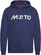 M Musto Logo Hoodie Sport Sweat-shirts & Hoodies Hoodies Blue Musto
