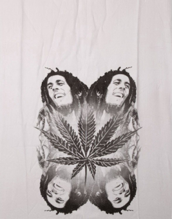 Bob Marley Weed – Vit Scarf