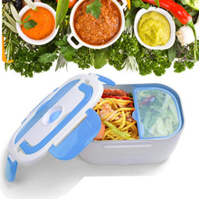 1.5L Portable Car Electric Lunch Box Food Heater Storage Container 40W 110V