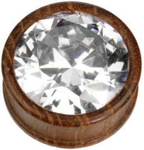 Diamond Wood - Organisk Piercing Plugg