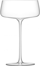 Metropolitan Champagne Saucer Set 4 Home Tableware Glass Champagne Glass Nude LSA International*Betinget Tilbud