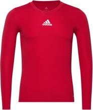 Team Base Tee Sport Base Layer Tops Red Adidas Performance