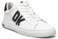Abeni - Lace Up Sneaker Lave Sneakers Hvit DKNY*Betinget Tilbud
