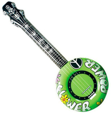 Flower Power - Grön Uppblåsbar Banjo