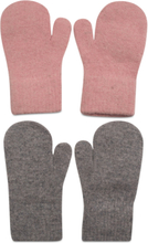 Magic Mittens 2-Pack Accessories Gloves & Mittens Mittens Rosa CeLaVi*Betinget Tilbud