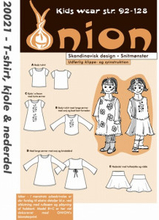 Onion Snittmnster Kids 20021 T-shirt, kjol & klnning 92-128/2-8 r