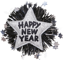 Happy New Year Brosch - Silver