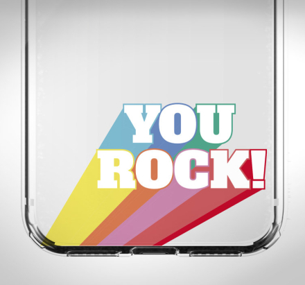 iPhone you rock sticker
