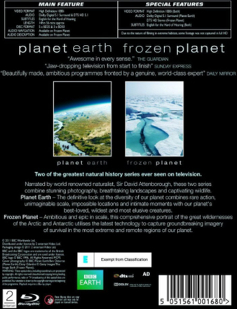 Planet Earth / Frozen Planet - Double Pack