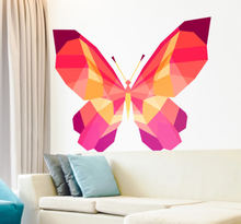Muurstickers vlinders geometrische vlinder