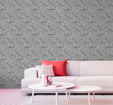 Behang met print Beton marmer patroon