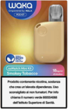 Waka SoMatch Mini Kit Ricaricabile 440mAh (GOLD) + Pod Precaricata Smokey Tobacco