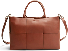 Juliana handväska i skinn, Mörkbrun