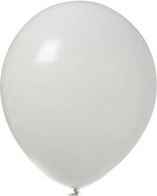 10 stk 30 cm - Hvite Ballonger
