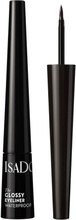 IsaDora Glossy Eyeliner Waterproof 40 Chrome Black - 2,5 ml