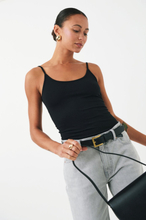 Gina Tricot - Basic strap singlet - Topit - Black - M - Female
