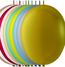 LINK Ballonger i Blandade Metalliska Färger 25 cm - 100 stk MEGAPACK