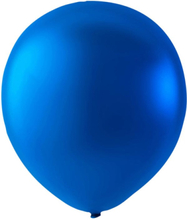 Blå Metallic Ballonger 23 cm - 100 stk MEGAPACK