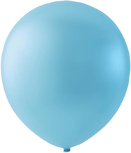 Ljusblå Ballonger 30 cm - 100 stk MEGAPACK