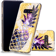 Samsung Galaxy S10e Hülle - 3D Diamond Effekt - Soft TPU Cover - Ananas