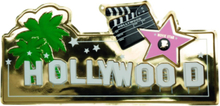 30x60 cm Hollywood Skylt - Hollywood Fame