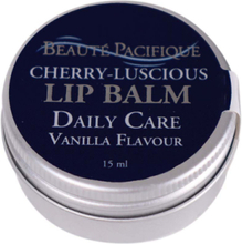 Cherry-Luscious Lip Balm Daily Care, Vanilla Flavour Læbebehandling Nude Beauté Pacifique