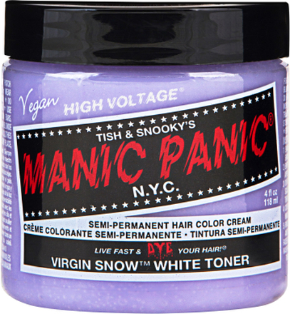 Manic Panic Semi-Permanent Hair Color Cream Virgin Snow