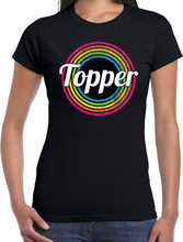 Toppers - Topper fan t-shirt zwart voor dames - Toppers