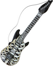 Oppblåsbar Gitar med Skjelettmotiv - 105 cm