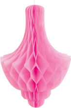 1 st Rosa Lampkroneformad Honeycomb 35 cm