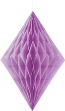 1 st Lila Diamantformad Honeycomb 35 cm