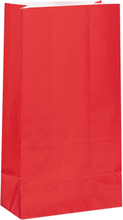 12 stk Røde Godteposer i Papir