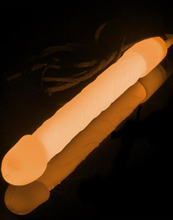 Orange Dick Glow Stick med Snöre 15 cm