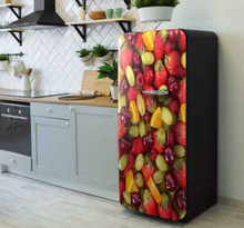 Fruit koelkast deur sticker.