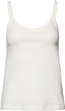 Gamipy Tops T-shirts & Tops Sleeveless White American Vintage