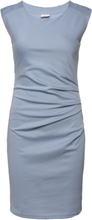 Kaindia Round-Neck Dress Kort Kjole Blue Kaffe