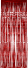 Rött Shimmer Draperi 244x91 cm