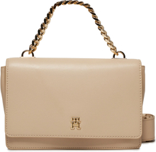 Handväska Tommy Hilfiger Th Refined Med Crossover AW0AW15725 White Clay AES