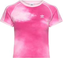 3 Strp Tee T-shirts & Tops Short-sleeved Rosa Adidas Originals*Betinget Tilbud