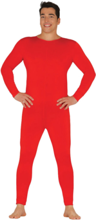 Röd Jumpsuit/Bodysuit till Man
