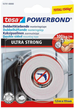 Tesa Ultra Strong Dobbeltsidig monteringsteip 5 m