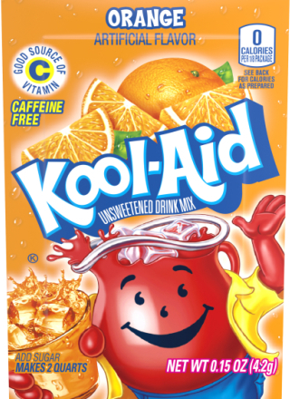 1 stk Kool-Aid Lemonadpulver med Apelsinsmak (USA Import)