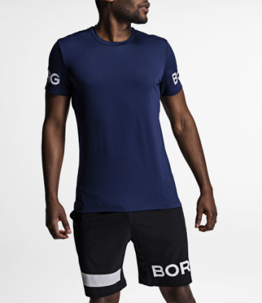 Björn Borg Borg T-shirt Marinblå, XL