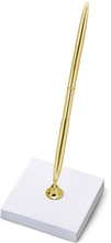 Stativ med Guldfärgad Penna 16 cm