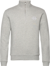 Les Deux Ii Half-Zip Sweatshirt 2.0 Tops Sweatshirts & Hoodies Sweatshirts Grey Les Deux