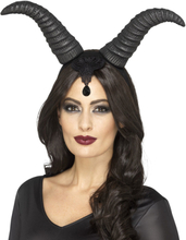 Maleficent Inspirerade Svarta Horn